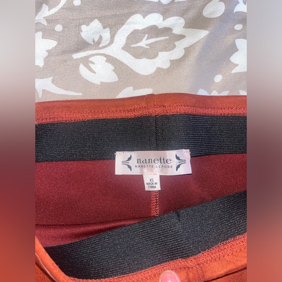 NWT Nanette Nanette Lepore Faux Suede Legging - Picture 2 of 4